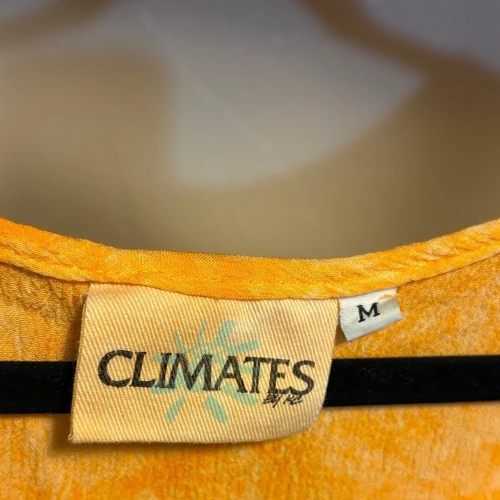 CIMARRS Orange Tie-Dye Mini Dress
